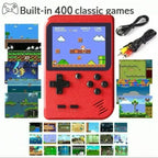 Retro Game Console – Portable Handheld with 400 Games