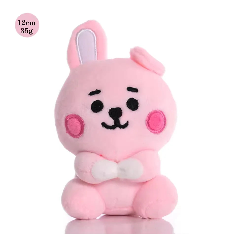 Hot B-T-21 Plush Toy Tata Koay Shooky Mang Cooky Cartoon Animal Backpack Key Mobile Phone Pendant Office Toys Friend Gift