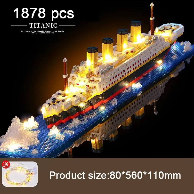 Cruise Ship Building Blocks – Mini DIY Model Building Kit
