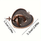 Metal Brain Teaser Puzzle – Challenging 3D Geometric Game