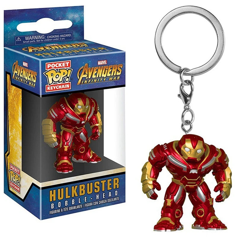Superhero Keychain Figure – 4cm Vinyl Collectible Toy
