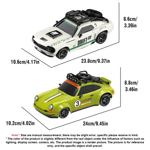 1:18 RC Car 2.4G Remote Control Racing Drift Car with Lights