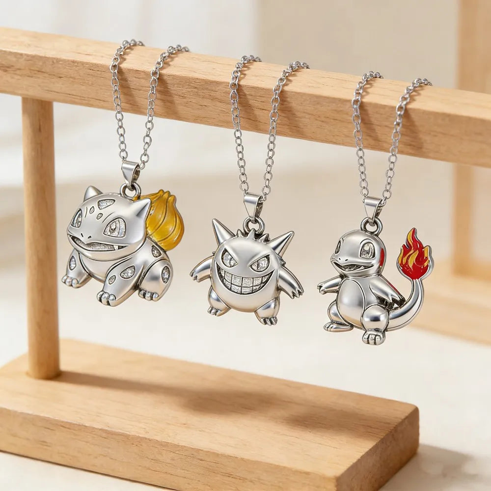 Anime Pendant Necklace – Metal Cosplay Jewelry for Fans