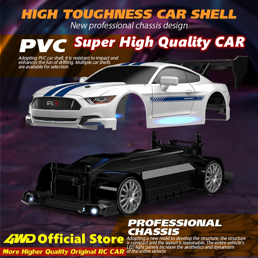 RC Drift Car 1:24 4WD Remote Control Racing Car