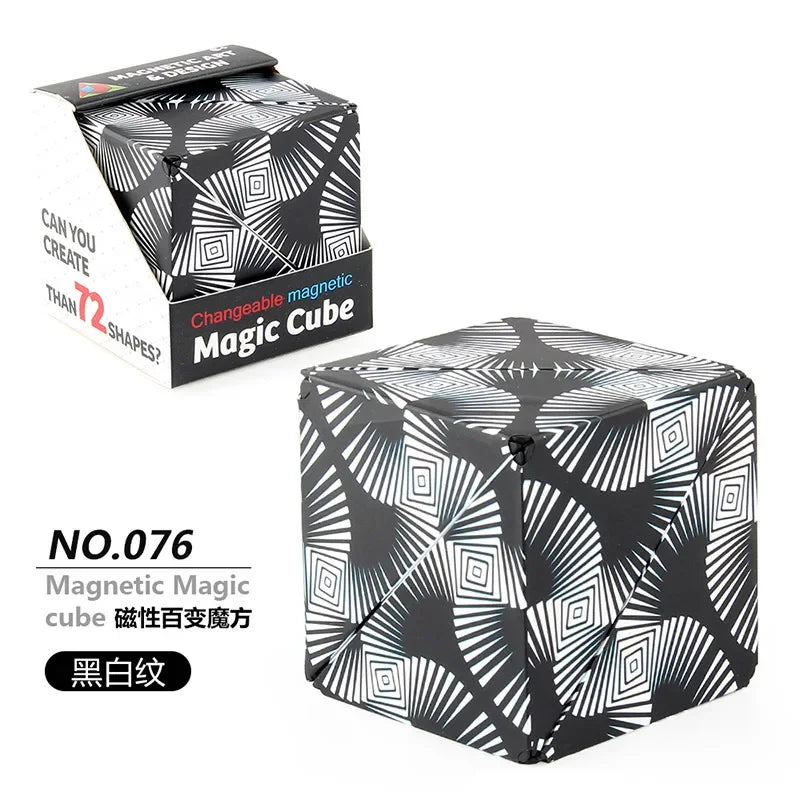 Magnetic Puzzle Cube – 3D Transformable Fidget Toy