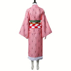New Kamado Nezuko Cosplay Costume Japanese Anime Carnival Party Adult Uniform Girl Halloween Costume for