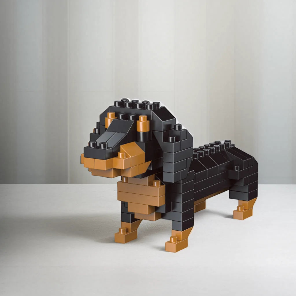 Mini Dachshund Building Blocks Toy for Kids & Adults