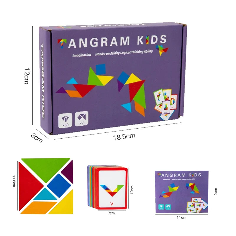 Wooden Jigsaw Puzzle – 3D Animal Toy