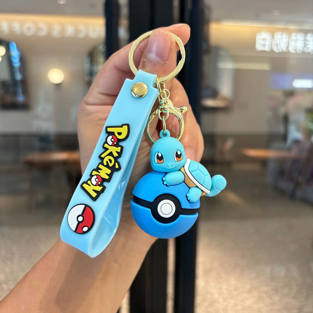 Anime Keychain Set – Silicone Character Charms for Bags & Backpacks