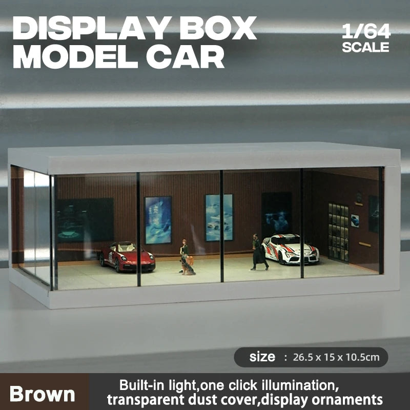 1:64 Model Car Parking Garage – Miniature Display Scene