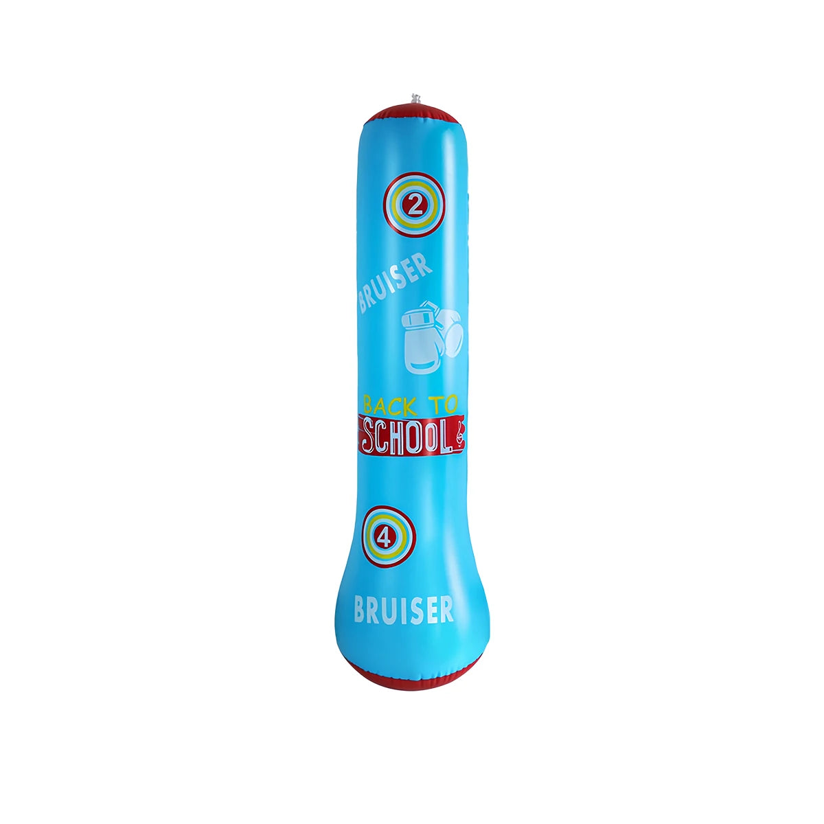 PVC thickened children's boxing column, inflatable for teenagers. Fitness punching bag that won't fall down. Add sand and water