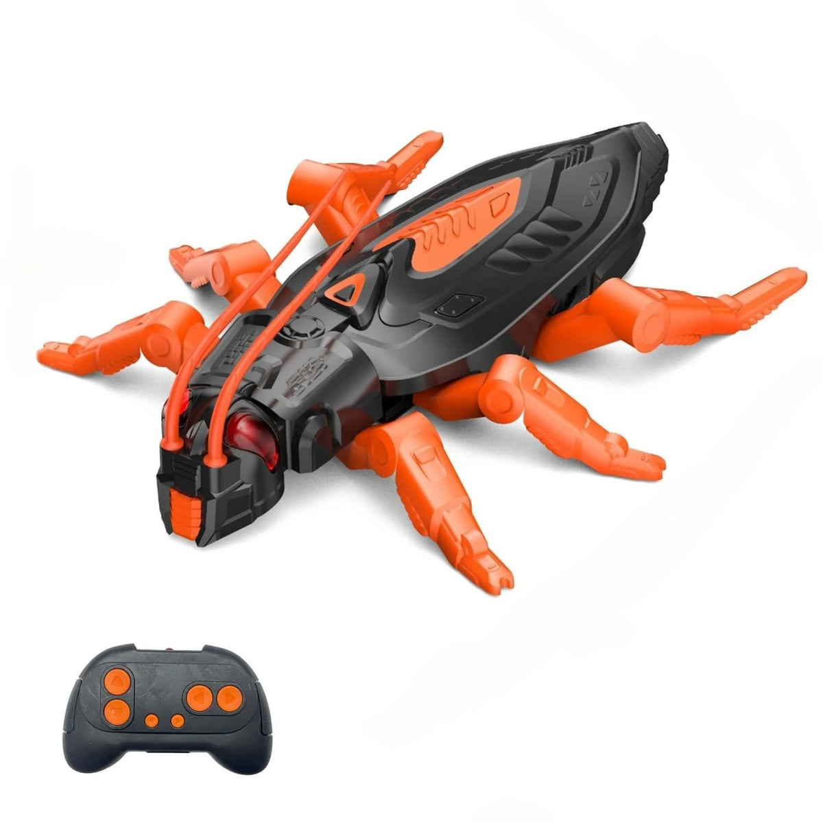 RC Wall-climbing Gecko Lizard Cockroach Red-eye Lights Electric Remote Control 2.4GHz Animal Car Children's Halloween Toy Gifts