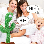 Dancing Cactus Toy – Talking Plush Interactive Toy