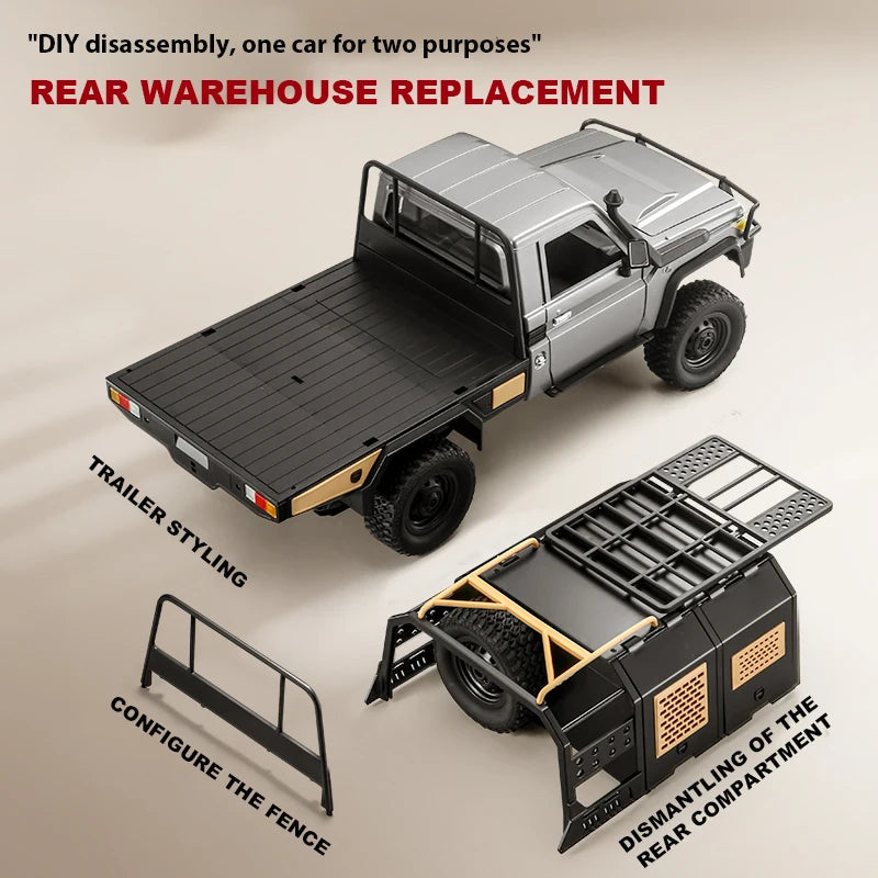 Remote Control Pickup Truck 4WD Off-Road Climbing RC Truck
