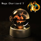 3D Crystal Ball Lamp – Glass LED Night Light Collectible