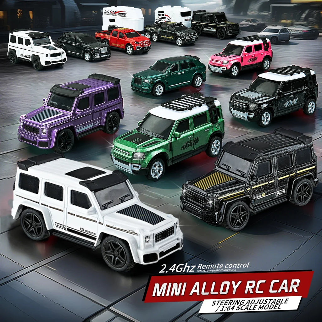 1:64 RC Car Mini Alloy Remote Control Vehicle