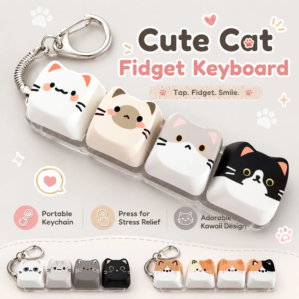 Animal Keychain – Cute Resin Key Ring & Bag Charm