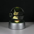 3D Crystal Ball Night Light – LED Decorative Display Lamp