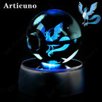 3D Crystal Ball Night Light Glass LED Collectible Lamp