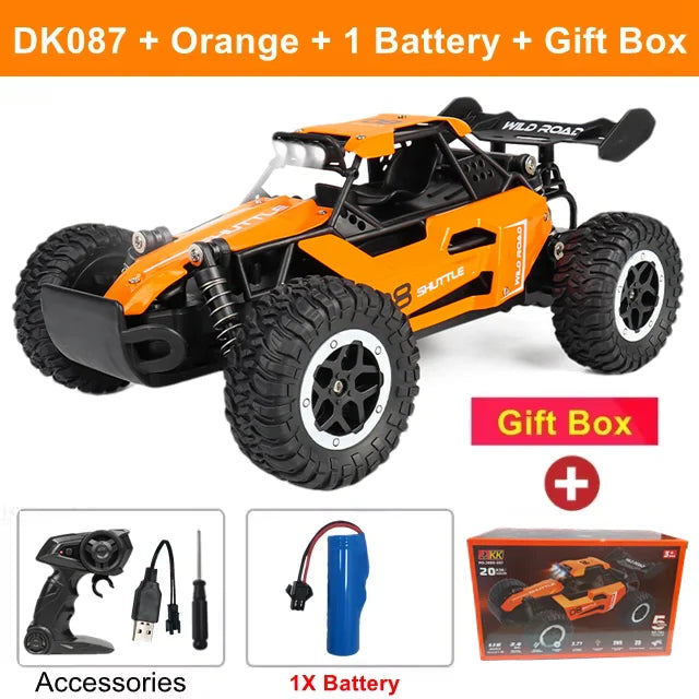 RC Drift Car 1:16 Off-Road Remote Control Vehicle with LED Lights
