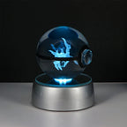 3D Crystal Ball Night Light – LED Decorative Display Lamp
