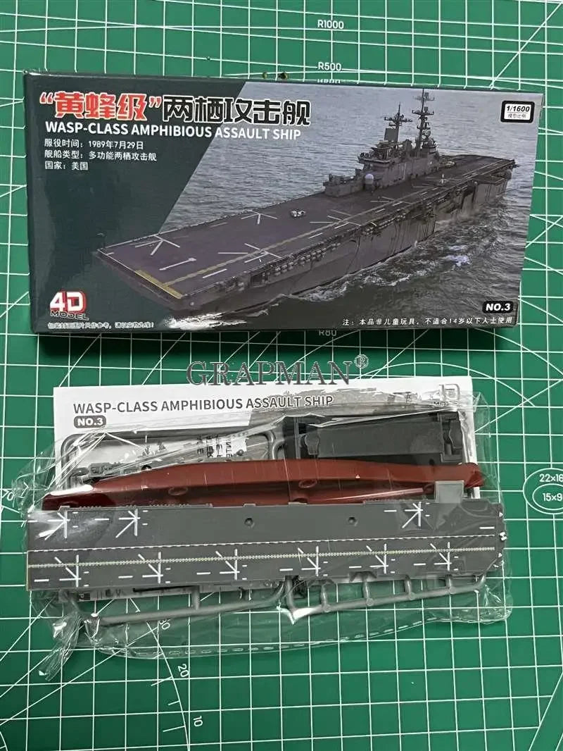 Battleship Model Kit – 1:1200 Scale Warship Assembly
