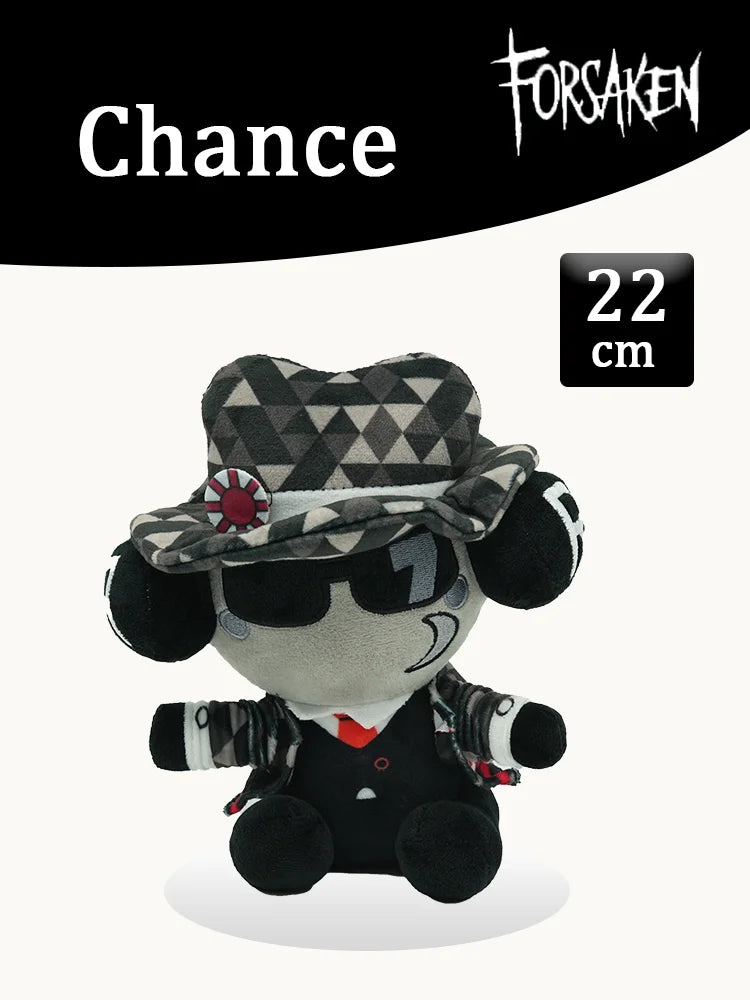 TreasuringU New 30cm Chance Plush Toys Cute Cartoon Rabbits Stuffed Dolls Slasher Game Plushie For Boy Girl Birthday Gifts