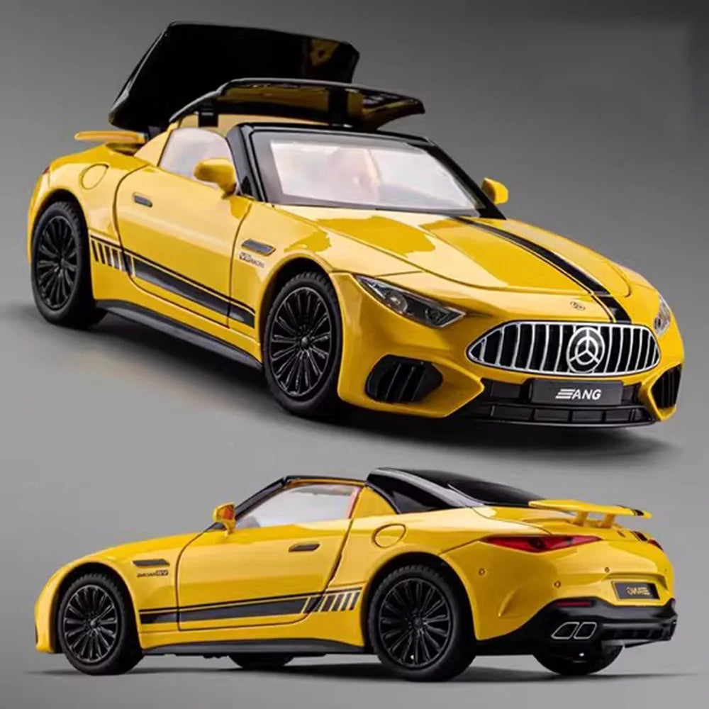 1:22 Diecast Model Car – Alloy Pull Back Sound & Light