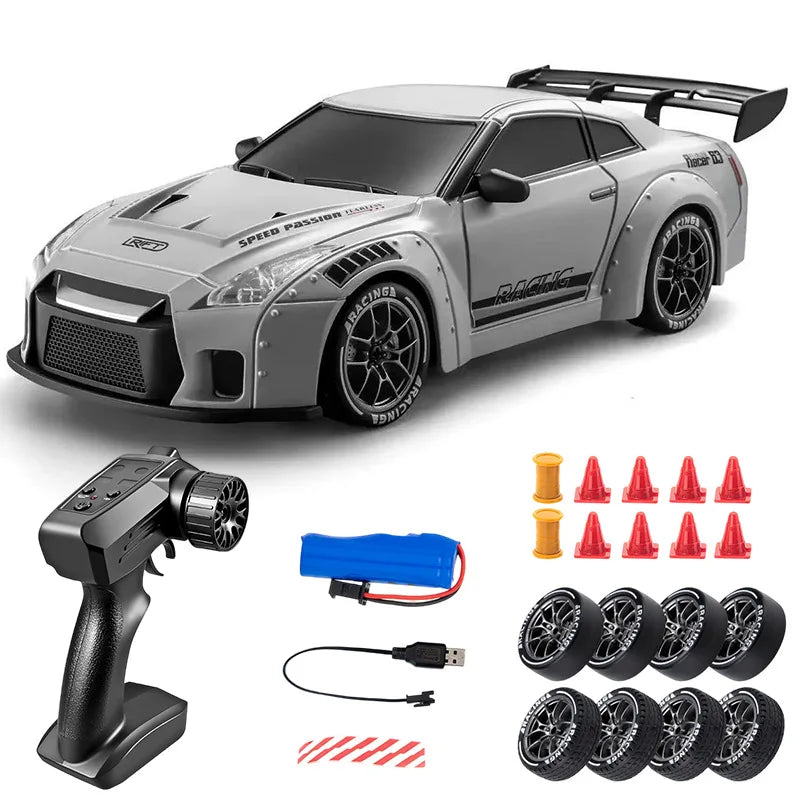 RC Drift Car 1:24 4WD Remote Control Racing Car with LED Lights