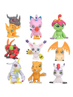 Anime Figure Set – 9-Piece PVC Mini Collectible Models