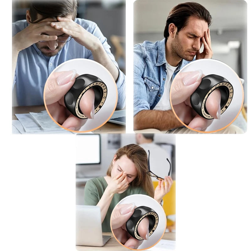 Magnetic Spinner Ring – Metal Fidget Toy for Stress Relief