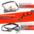 Train Motor Building Blocks Parts Set with Remote Control
