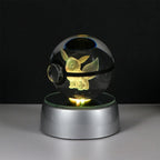 3D Crystal Ball Night Light – LED Decorative Display Lamp