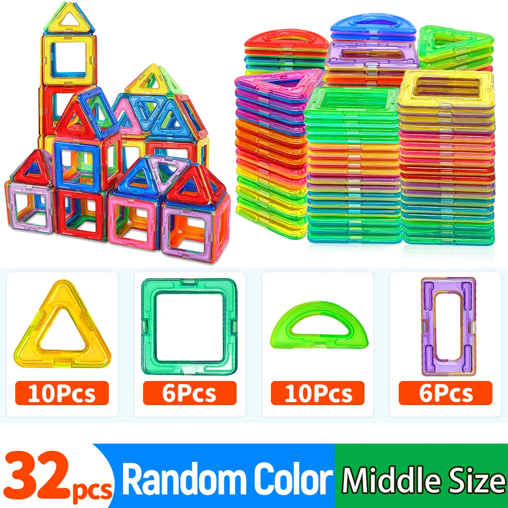 Magnetic Building Blocks – STEM Construction Set for Kids
