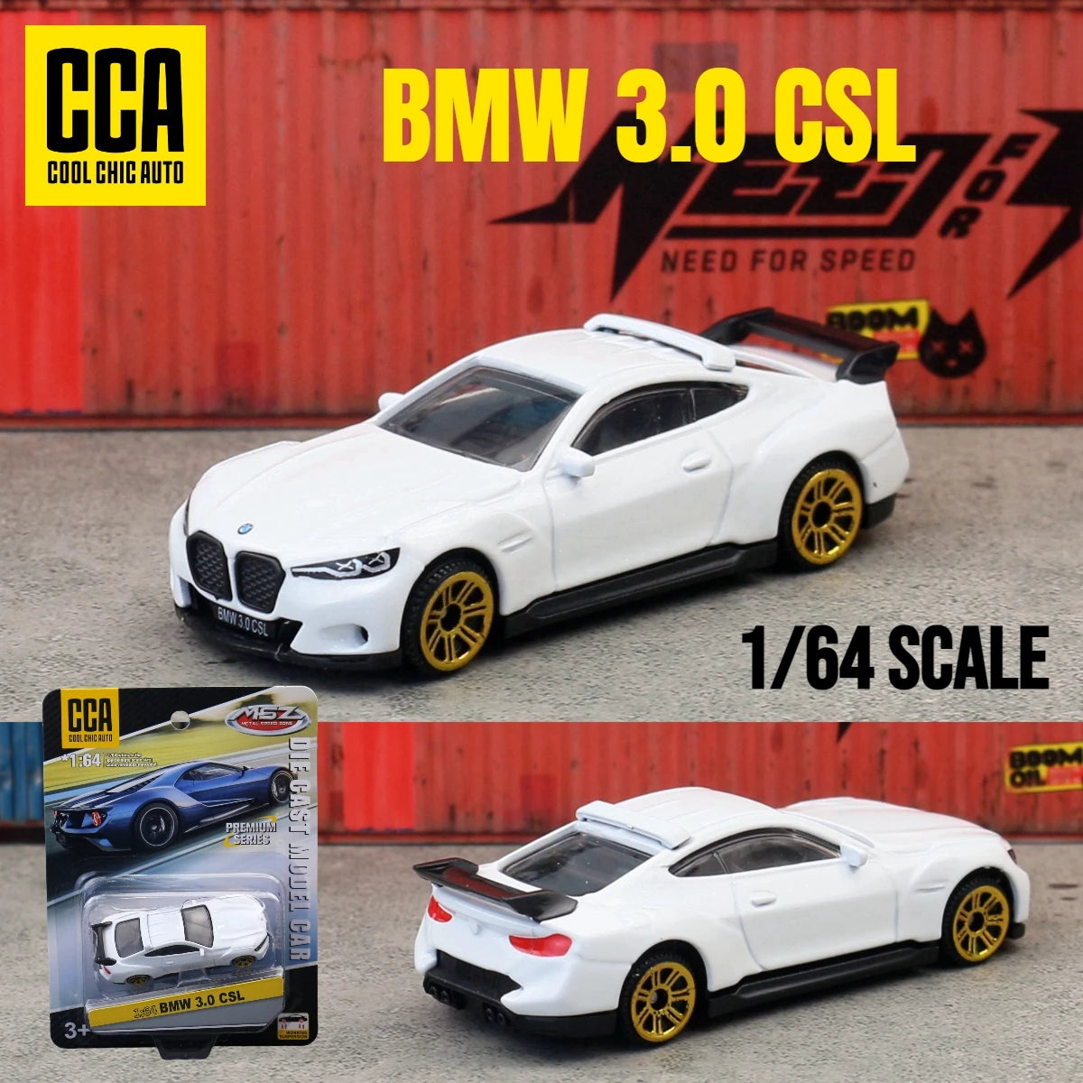 Diecast Car Model 1:64 Scale Metal Collectible Toy
