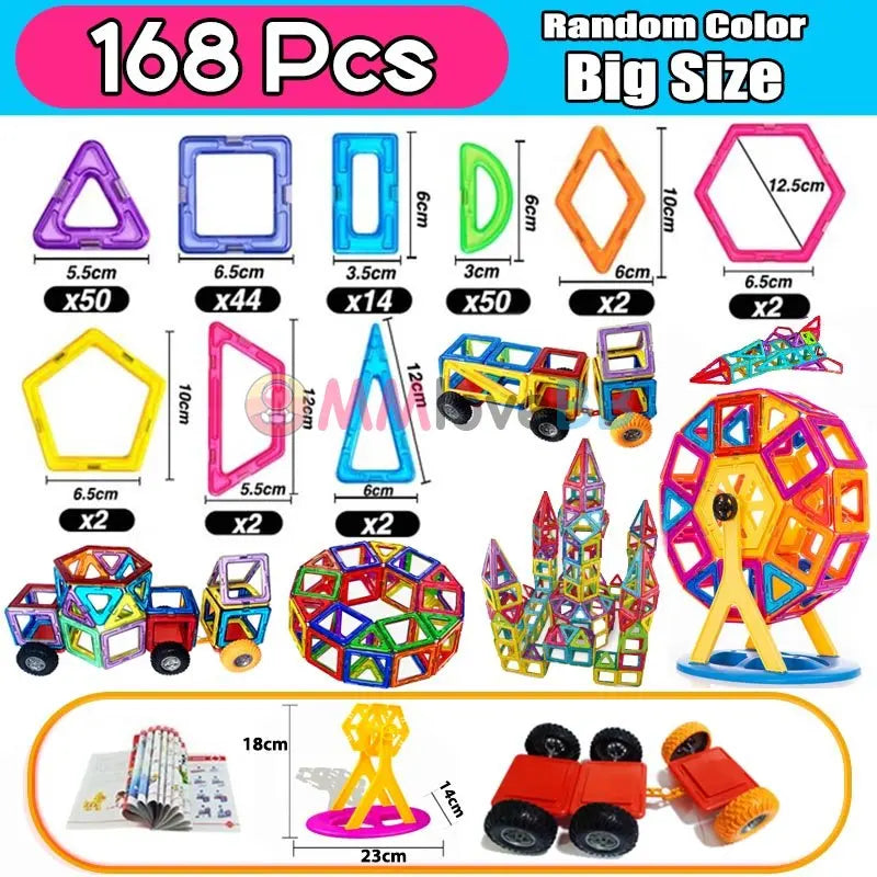 Magnetic Blocks for Kids – Creative Building Construction Set