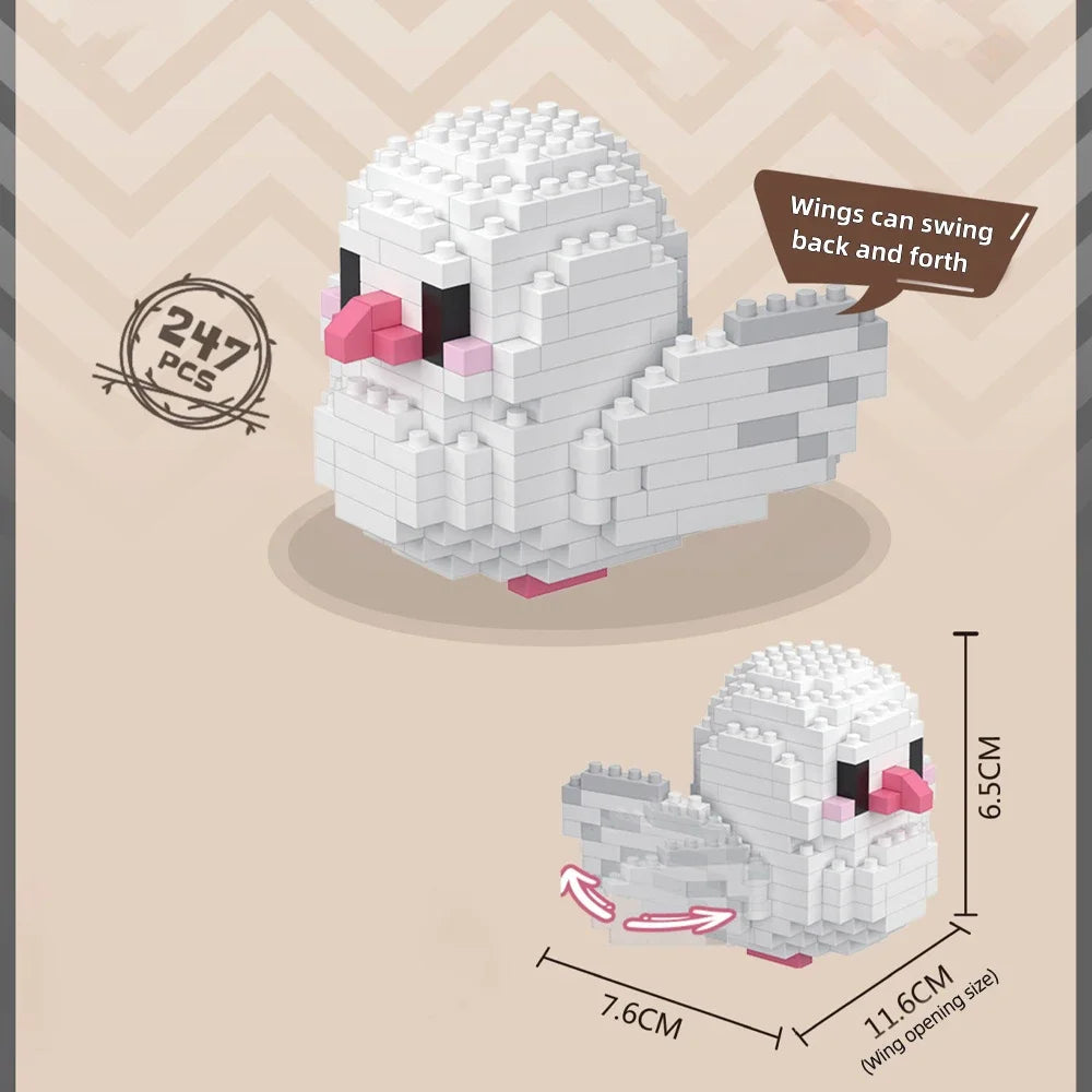 Parrot Building Blocks – Colorful Micro 3D Model Kit