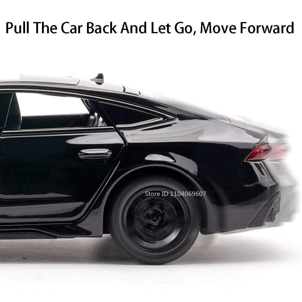 Diecast Sports Car – 1:32 Alloy Pull-Back Toy
