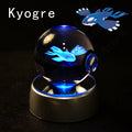 3D Crystal Ball Night Light Glass LED Collectible Lamp