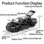 Diecast Sports Car – 1:32 Alloy Pull-Back Toy