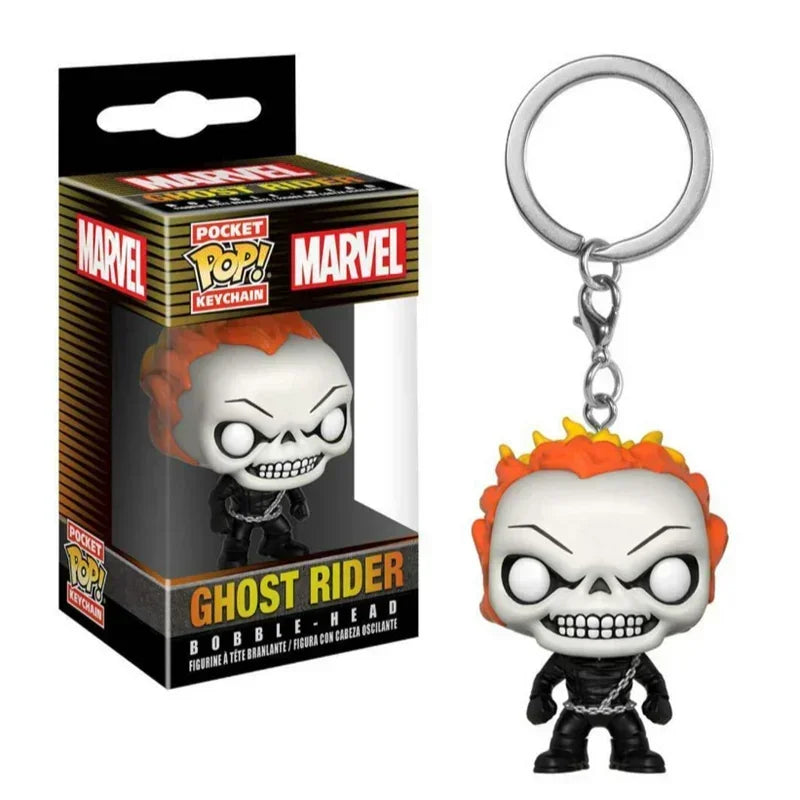 Superhero Keychain Figure – 4cm Vinyl Collectible Toy