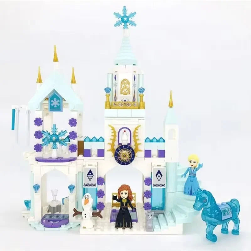 Frozen Snow Castle Building Blocks Set for Girls