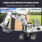 Remote Control Excavator RC Construction Truck with 10-Channel Control