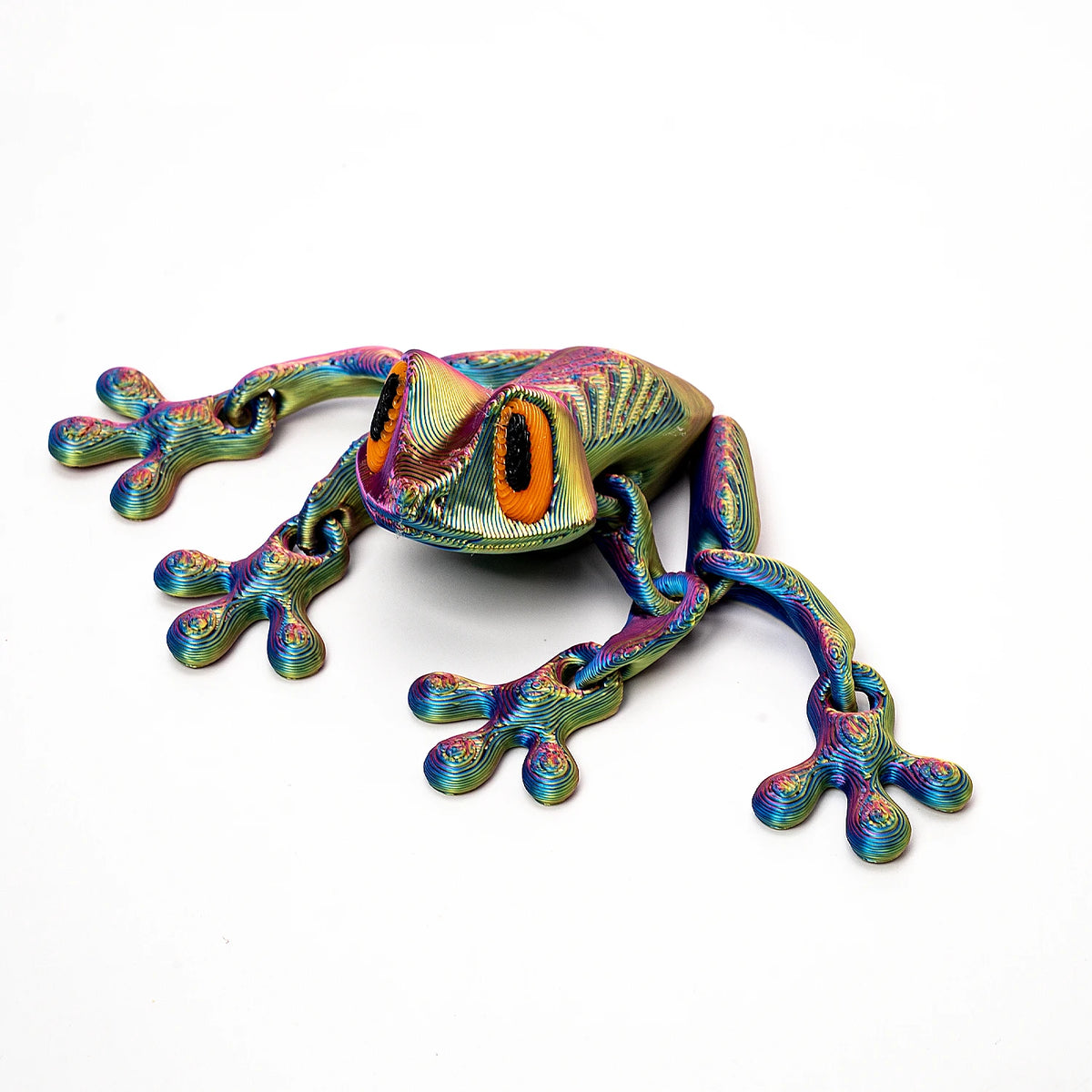 Magnetic Articulated Frog – 3D Printed Sensory Fidget Toy