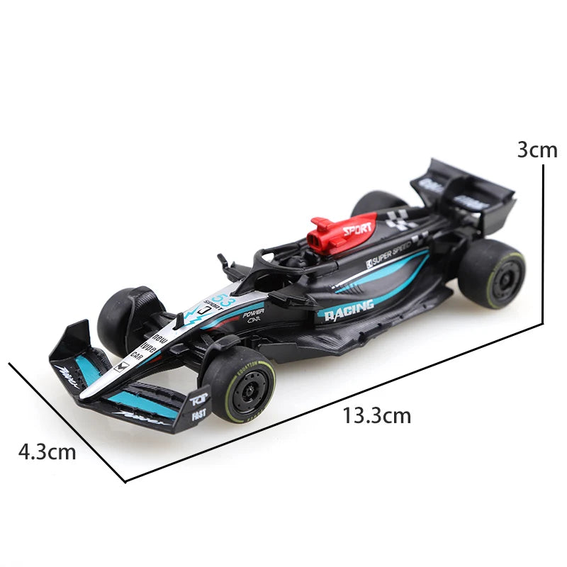Diecast Racing Car – 1:43 Metal Formula Pullback Toy Car