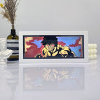 3D LED Shadow Box Light Paper Night Light Remote Control