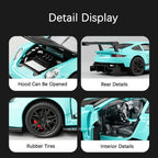 Diecast Sports Car – 1:32 Metal Pull-Back
