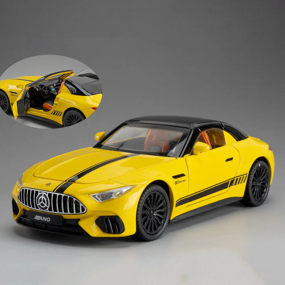 1:22 Diecast Model Car – Alloy Pull Back Sound & Light