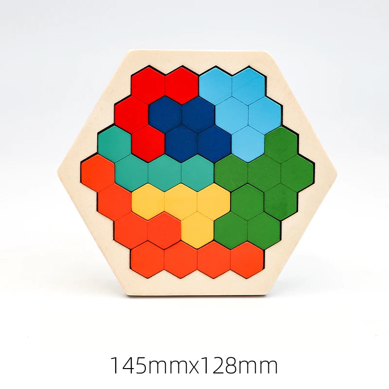 Wooden Puzzle – Tangram Brain Teaser