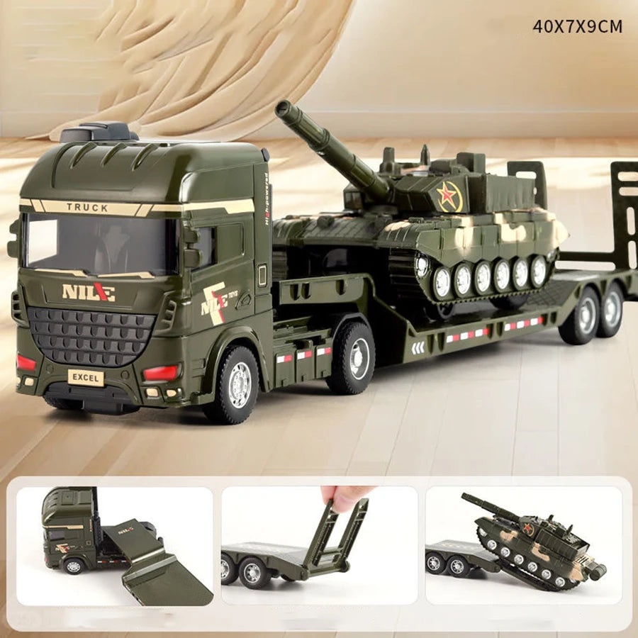 Toy Construction Truck – Excavator Transport Vehicle for Kids
